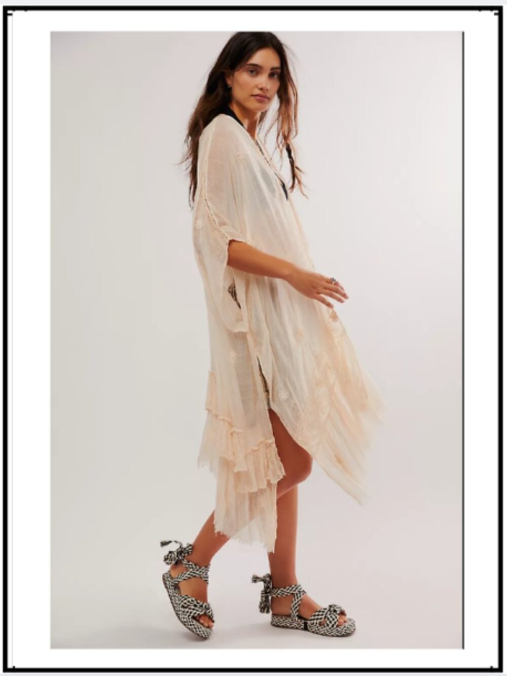 Free People Romantic Ruffle Duster - Picture 3 of 6